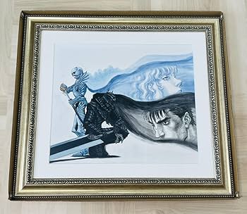Amazon.co.jp: 大ベルセルク展 特大 額縁 額装 狂戦士の甲冑